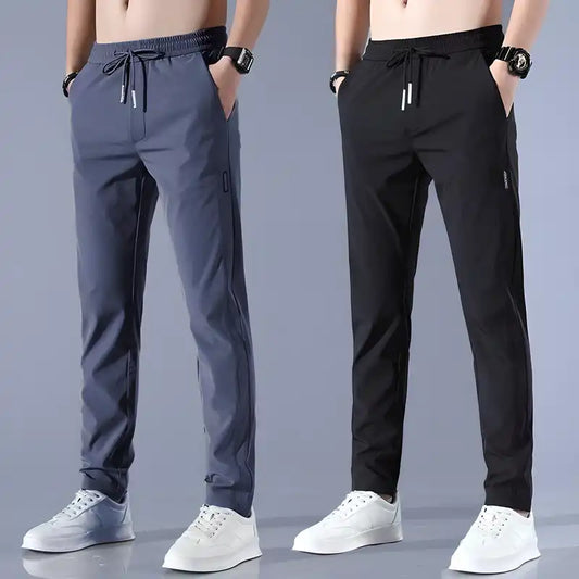 Men’s Premium Comfort Track Pants (BUY 1 GET 1 FREE) – Black & Grey| Stretch Fit, Gymwear & Everyday Wear