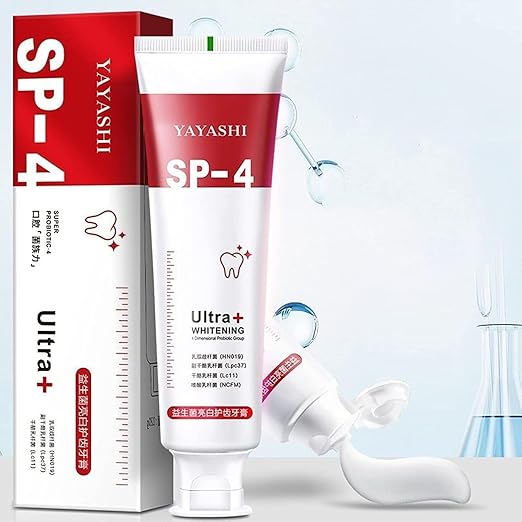 Sp-4 probiotic whitening toothpaste, Teeth Whitener Toothpaste, Natural Tooth Whitener (PACK OF 2)